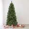 Northlight 6.5' Pre-Lit Medium Mixed Pine and Iridescent Glitter Artificial Christmas Tree - Clear Lights